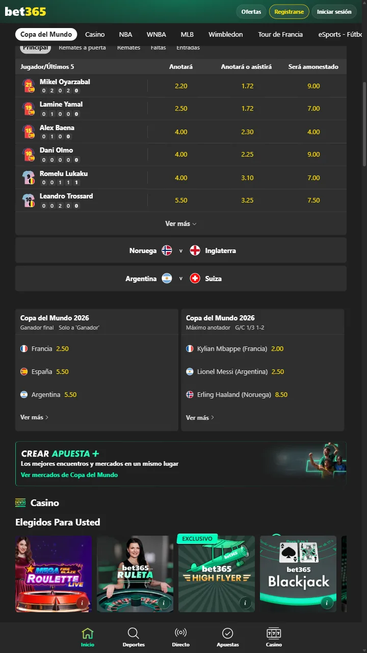 Captura 2 de Bet365